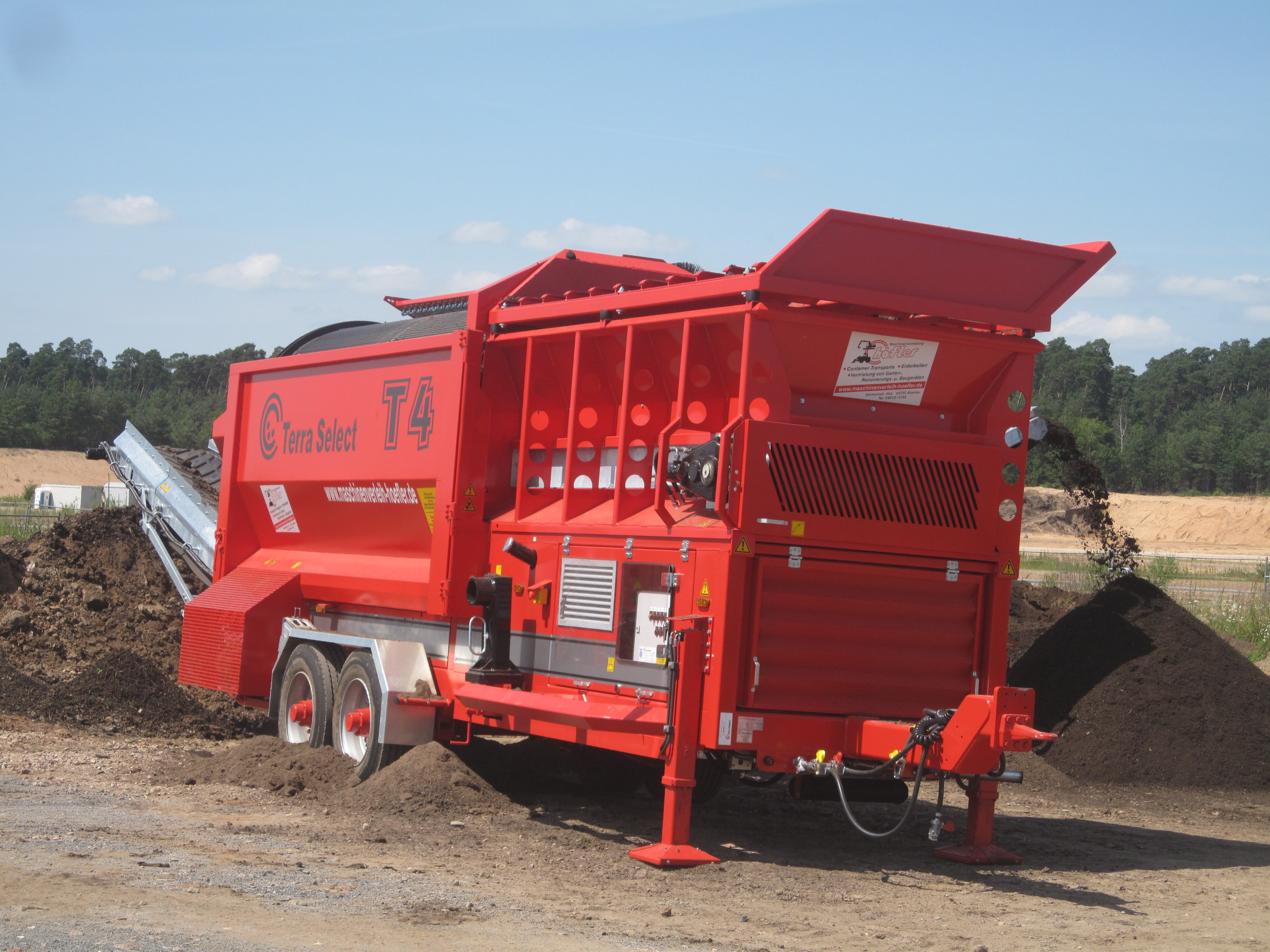Mobile Trommelsiebanlage Terra Select T4