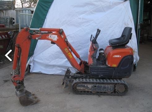 Kompaktbagger Kubota K 008-3,  850 kg – 2