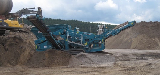 Mobile Grobstücksiebanlage WARRIOR 800 Powerscreen – 3