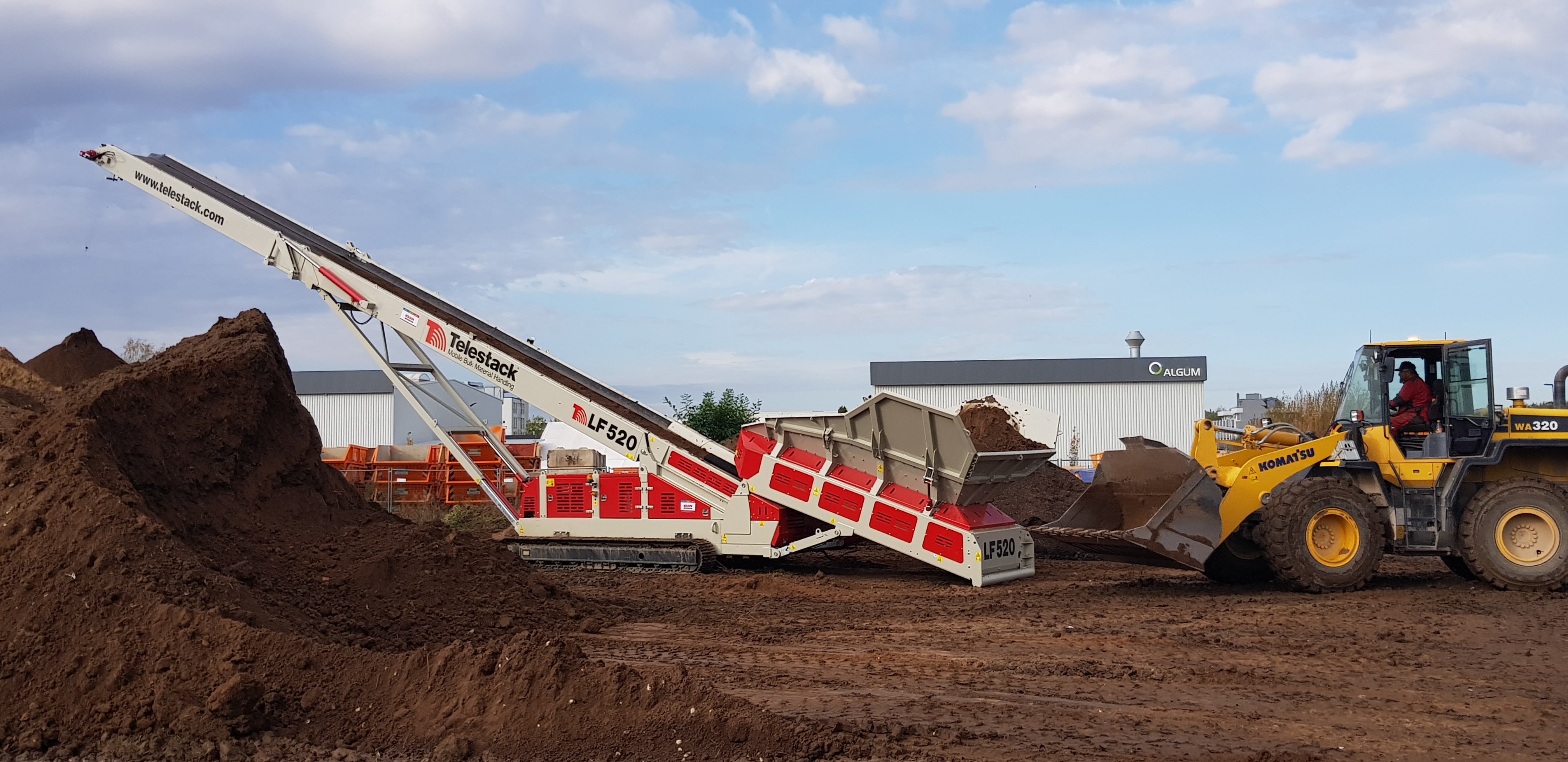 Telestack Typ LF 520 -Haldenförderband mit Aufgabetrichter – 4