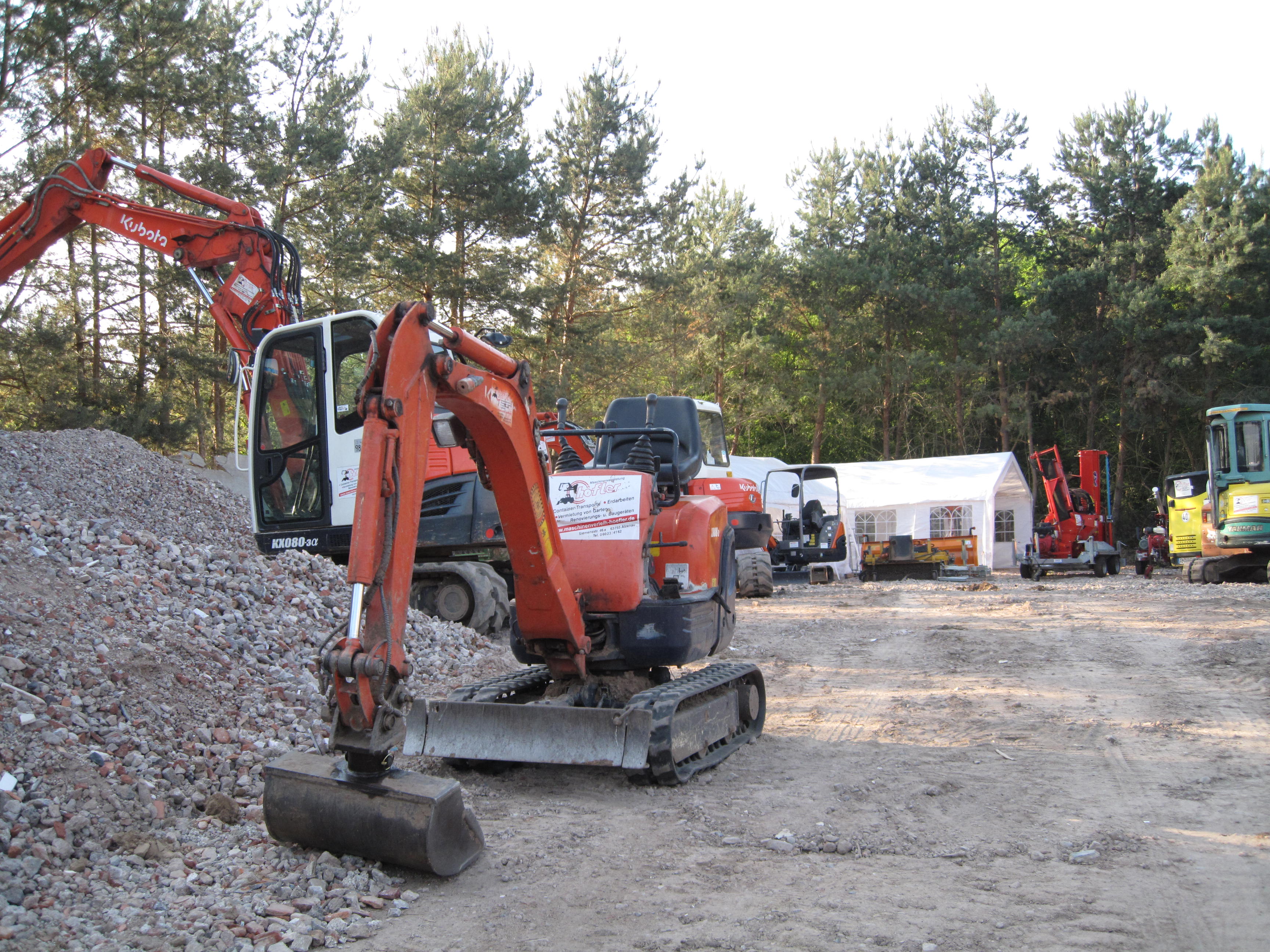 Kompaktbagger Kubota K 008-3, 850 kg
