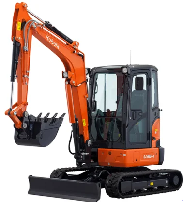 KUBOTA U36 MINIBAGGER mieten
