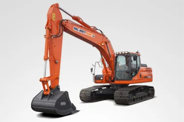 DOOSAN DX225 RAUPENBAGGER mieten