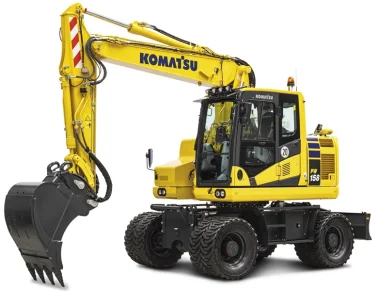 KOMATSU PW158-11 MOBILBAGGER mieten