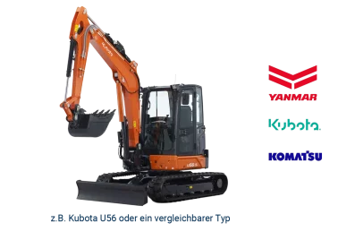 MINIBAGGER 4,1 - 6,0 T mieten