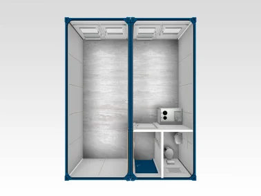 DOPPELANLAGE 6 M MIT WC, WINDFANG, KLEINKÜCHE mieten