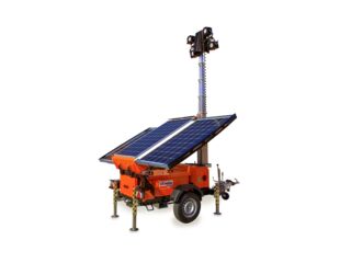 Lichtmast, 4 x 60 W, LED, Solar mieten