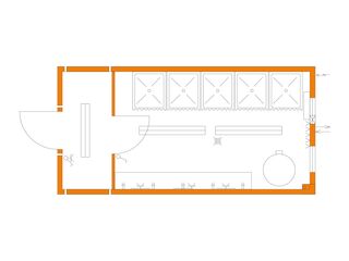 Kombinierter Raumcontainer, Duschen mieten