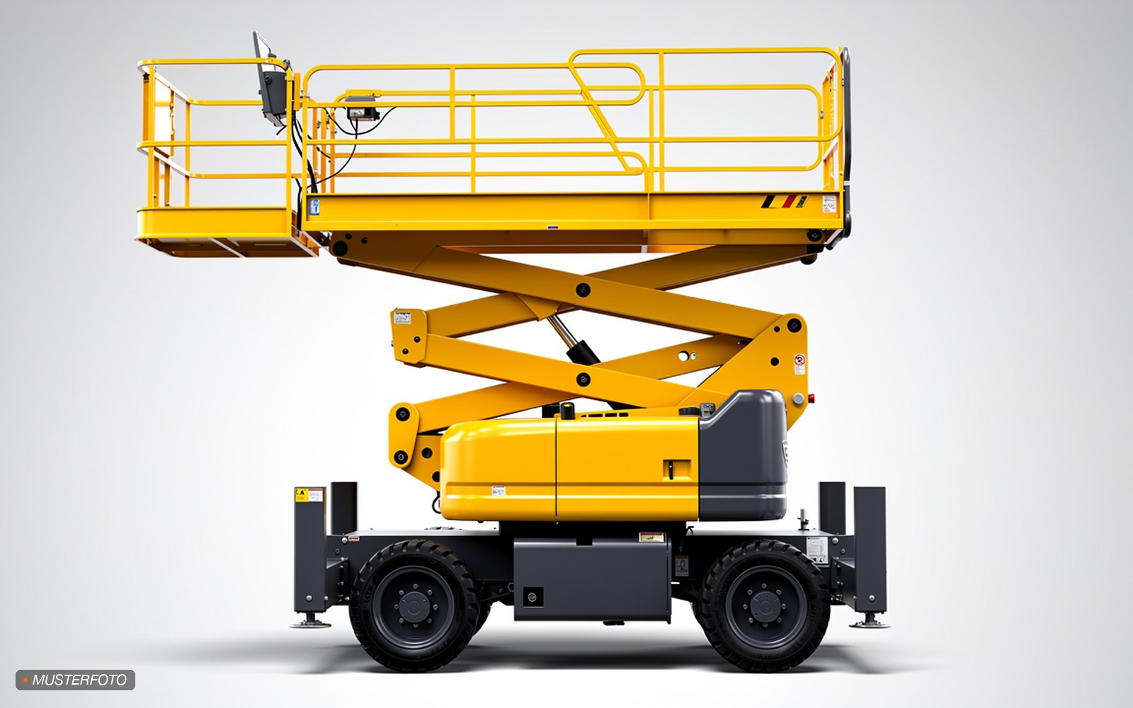 Gelenkteleskopbühne, 12 m, mit Hybridantrieb mieten