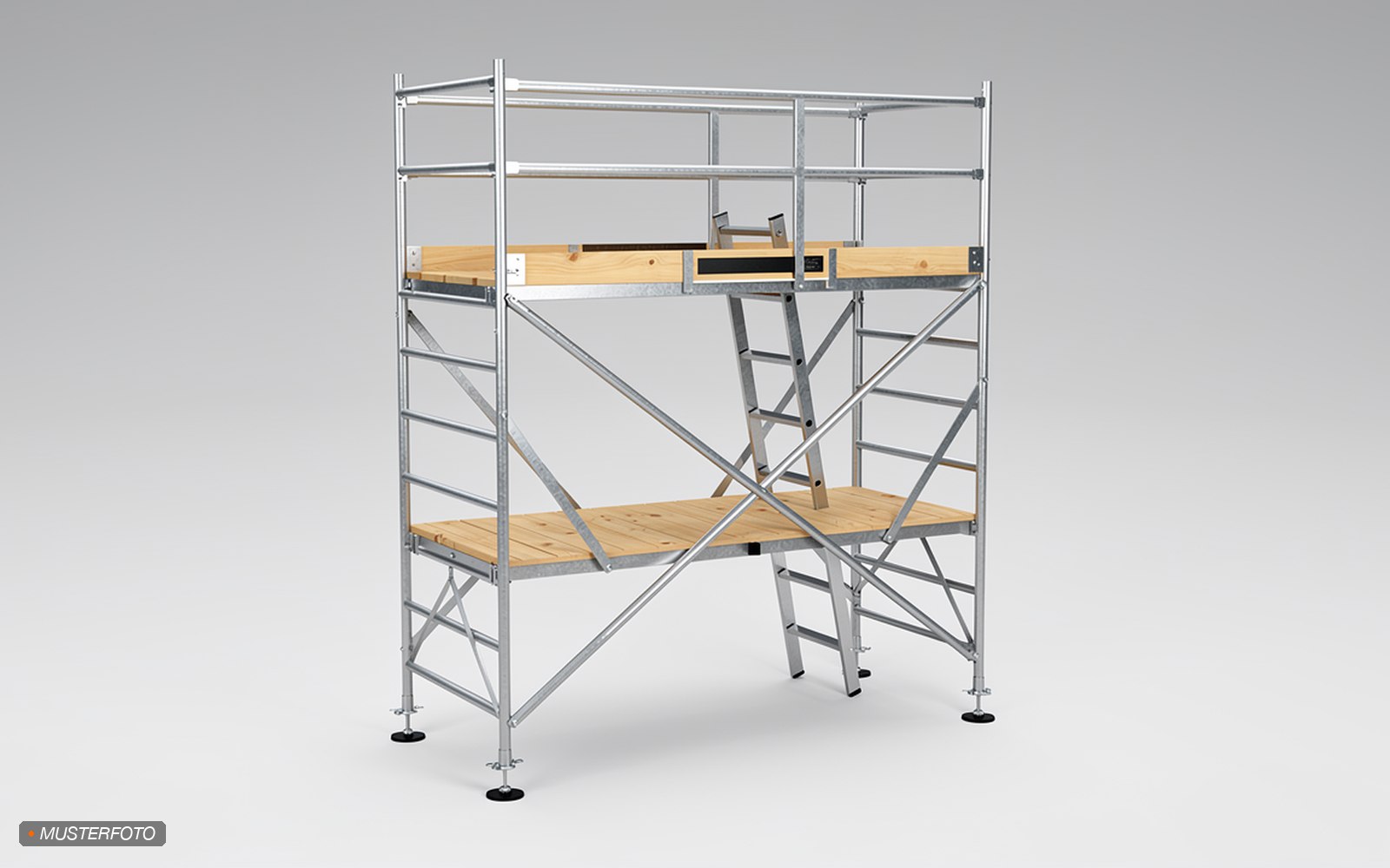 Fassadengerüstset, 64 m², auf Anhängerwagen mieten