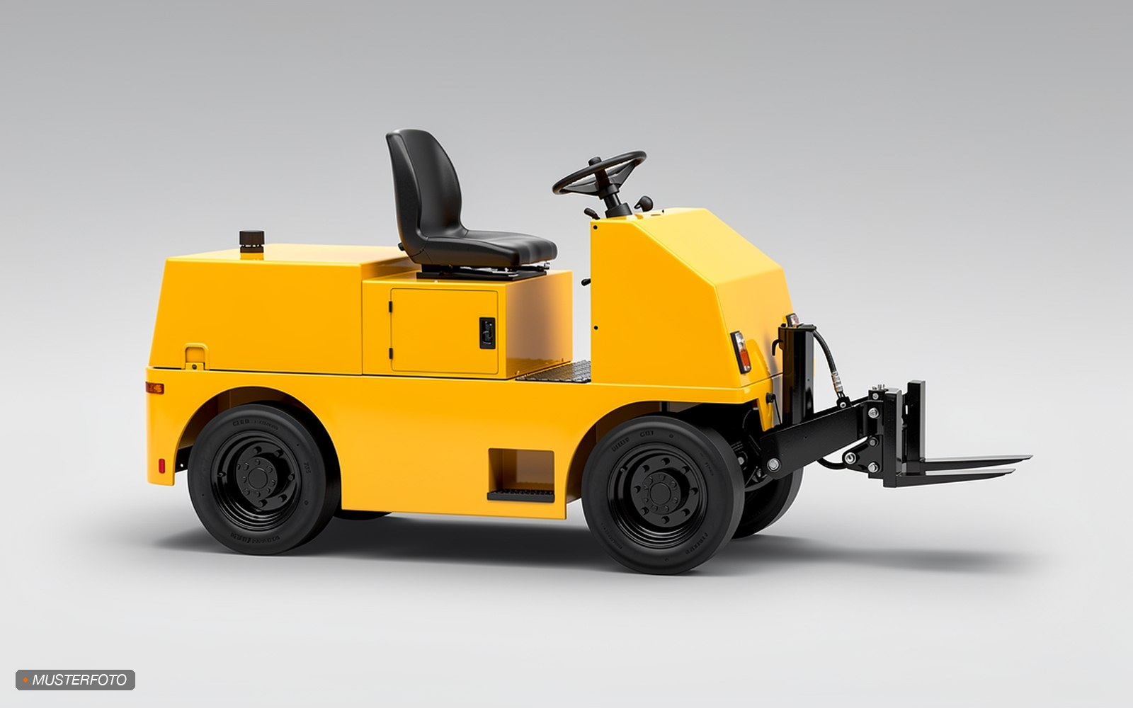 Industrieller Traktor mieten