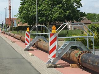 Fußgängerbrücke - max. 1 Rohrleitung - ø400mm mieten