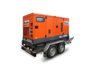 Stromaggregat, 100 kVA, mobil mieten