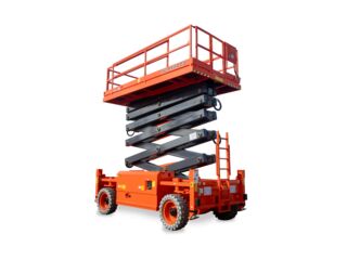 Scherenbühne, 22 m, 4 x 4 x 4, Akku, unwegsames Gelände mieten