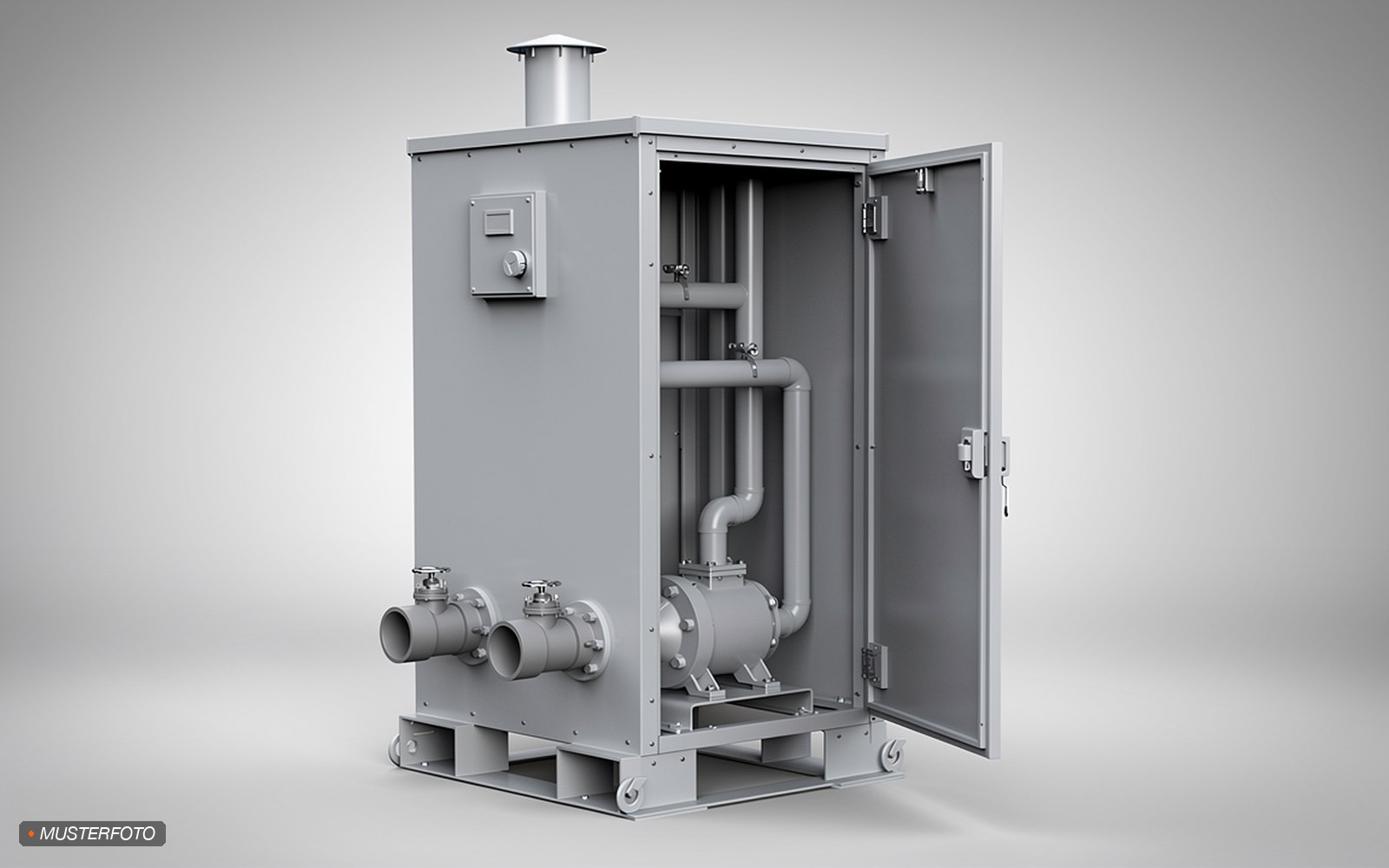 Mobiler Boiler/Heizkessel, 36 kW mieten