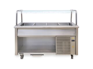 Ausgabetheke kalt, 4 x 1/1 GN 0,75kW 230V mieten