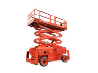 Scherenbühne, 15 m, 4 x 4, Akku, unwegsames Gelände mieten