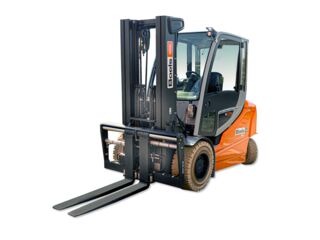 Elektrischer Gabelstapler, 5 Tonnen, Kabine mieten