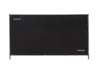 Plane, schwarz, für Veranstaltungszaun, 350 x 200 cm mieten