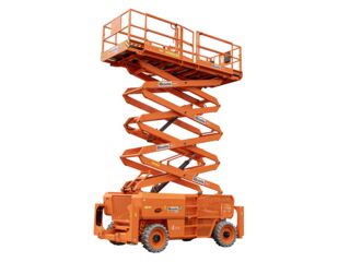 Scherenbühne, 18 m, 4 x 4, Akku, unwegsames Gelände mieten