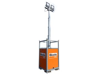 Stationärer Lichtmast, 4x160W, LED 230 V mieten