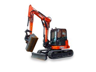 Bagger, 9,5 Tonnen, power tilt mieten
