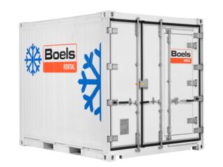 Kühl-/Gefriercontainer 10 ft mit Metzger-Tür mieten