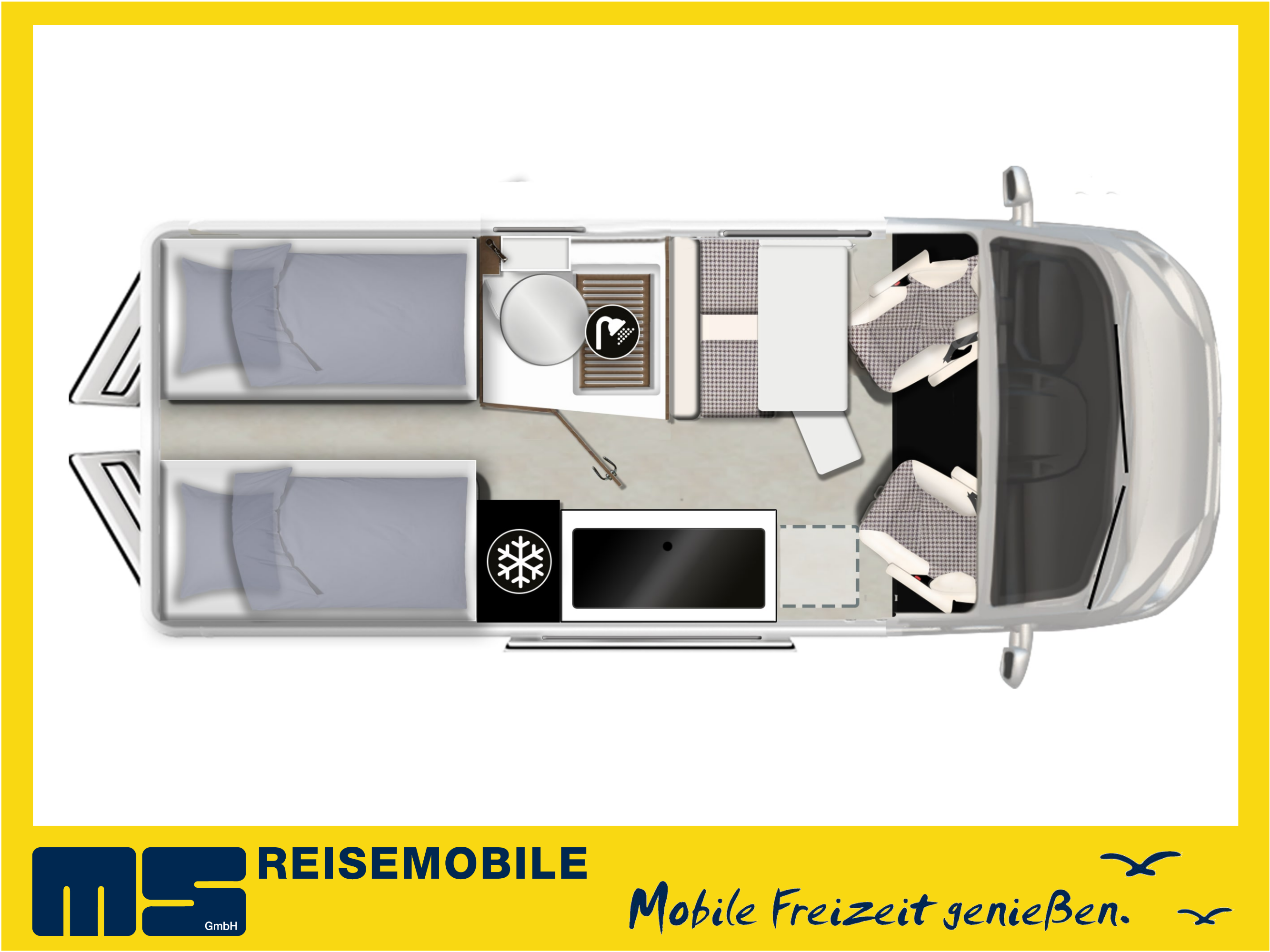 Wohnmobil - Reisemobil - Mietmobil Modell 2026 mieten **Karmann Davis 620, Bilder sind Beispielbilder** – 2