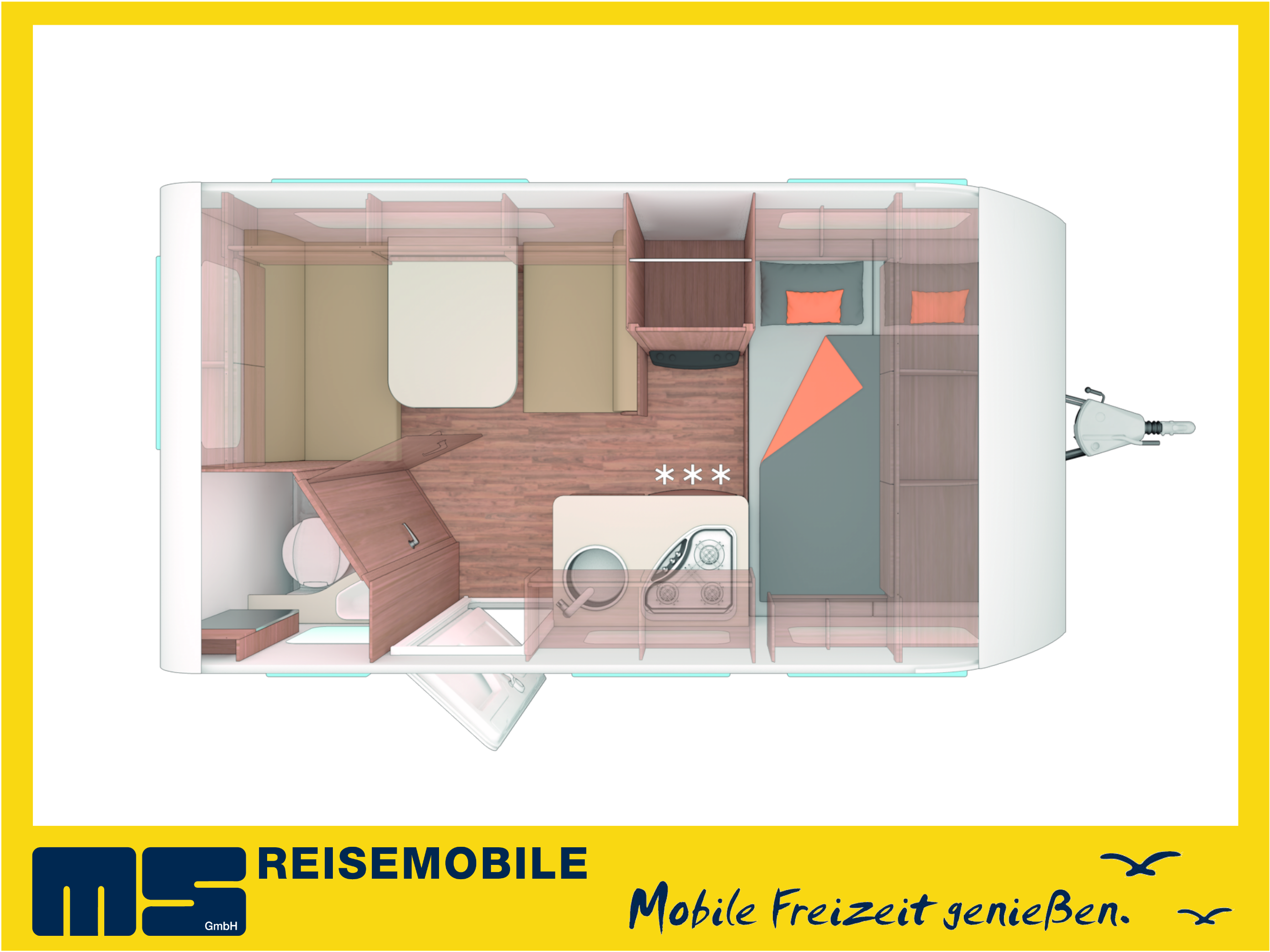 Wohnwagen- Modell 2026 mieten ** Weinsberg CaraOne 390 QD** Bilder sind Beispielbilder – 2