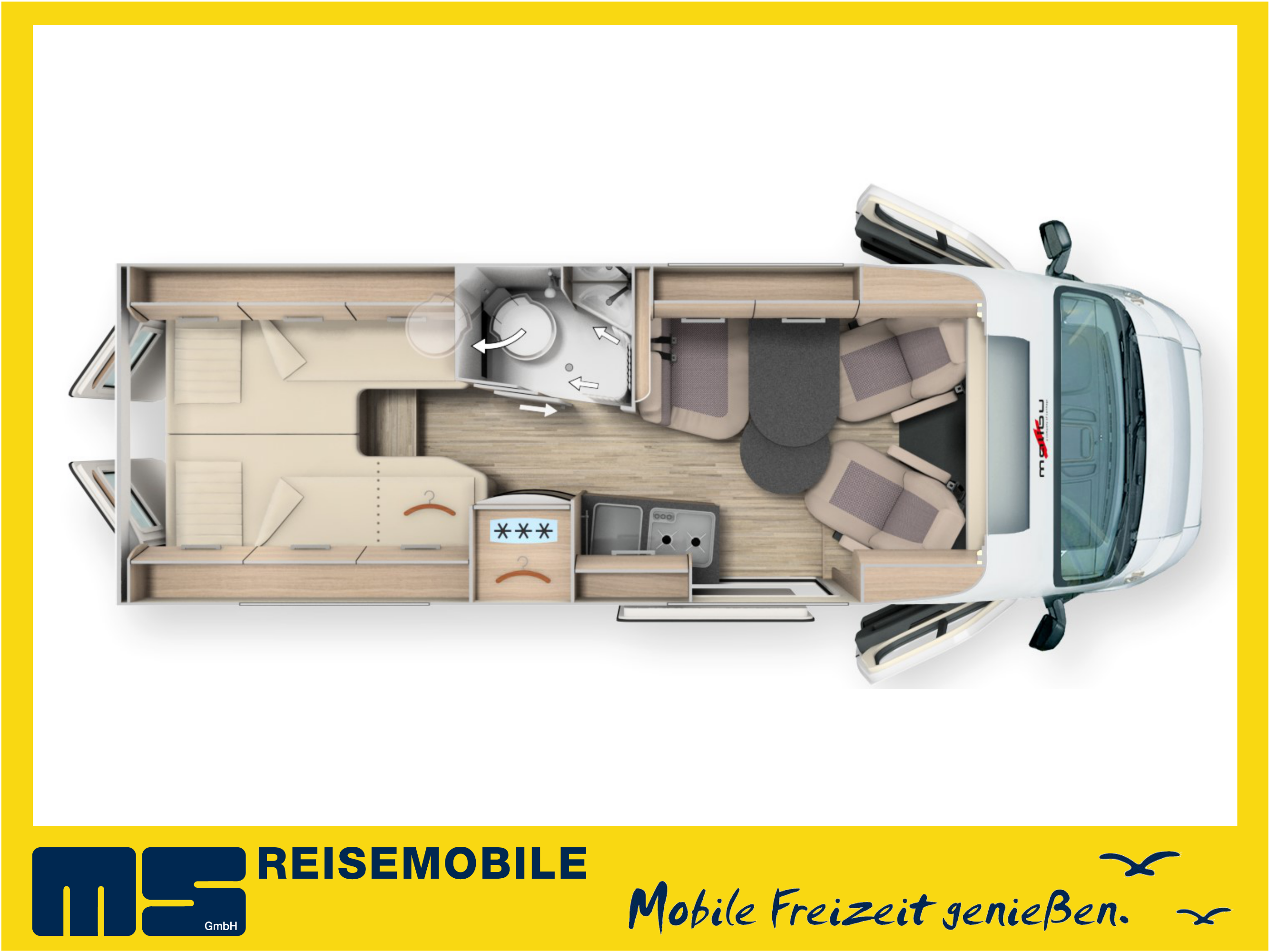 Wohnmobil - Reisemobil - Mietmobil Modell 2026 mieten **Malibu Van 640, Bilder sind Beispielbilder ** – 2