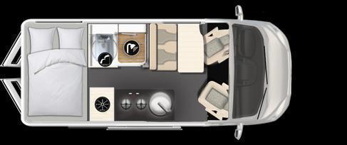 Wohnmobil - Reisemobil - Mietmobil - Modell 2025 mieten** Karmann Dexter 580 **Bilder sind Modellbeispiele – 2