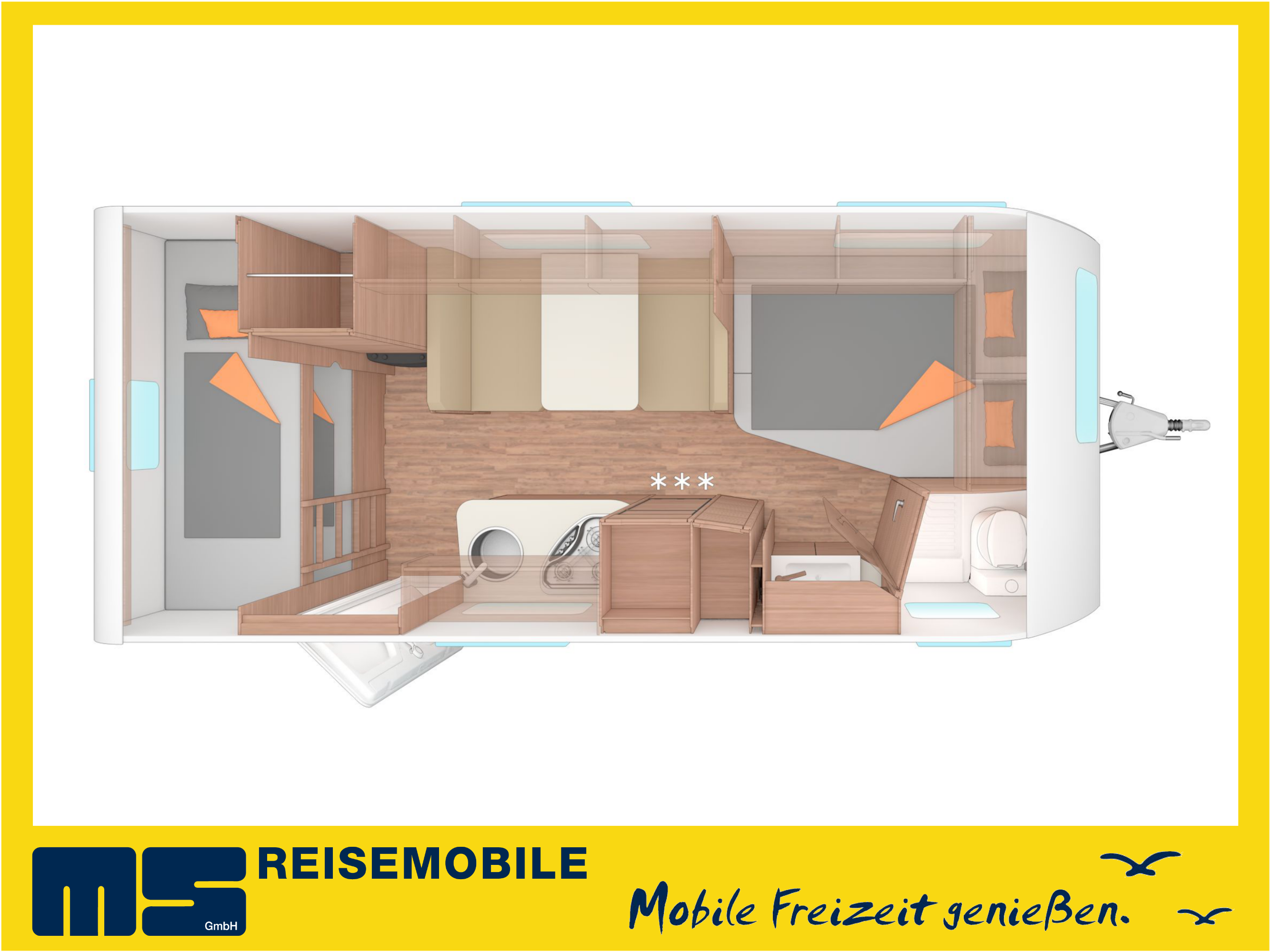 Wohnwagen Modell 2026 mieten ** Weinsberg CaraOne 500 FDK** Bilder sind Beispielbilder – 2