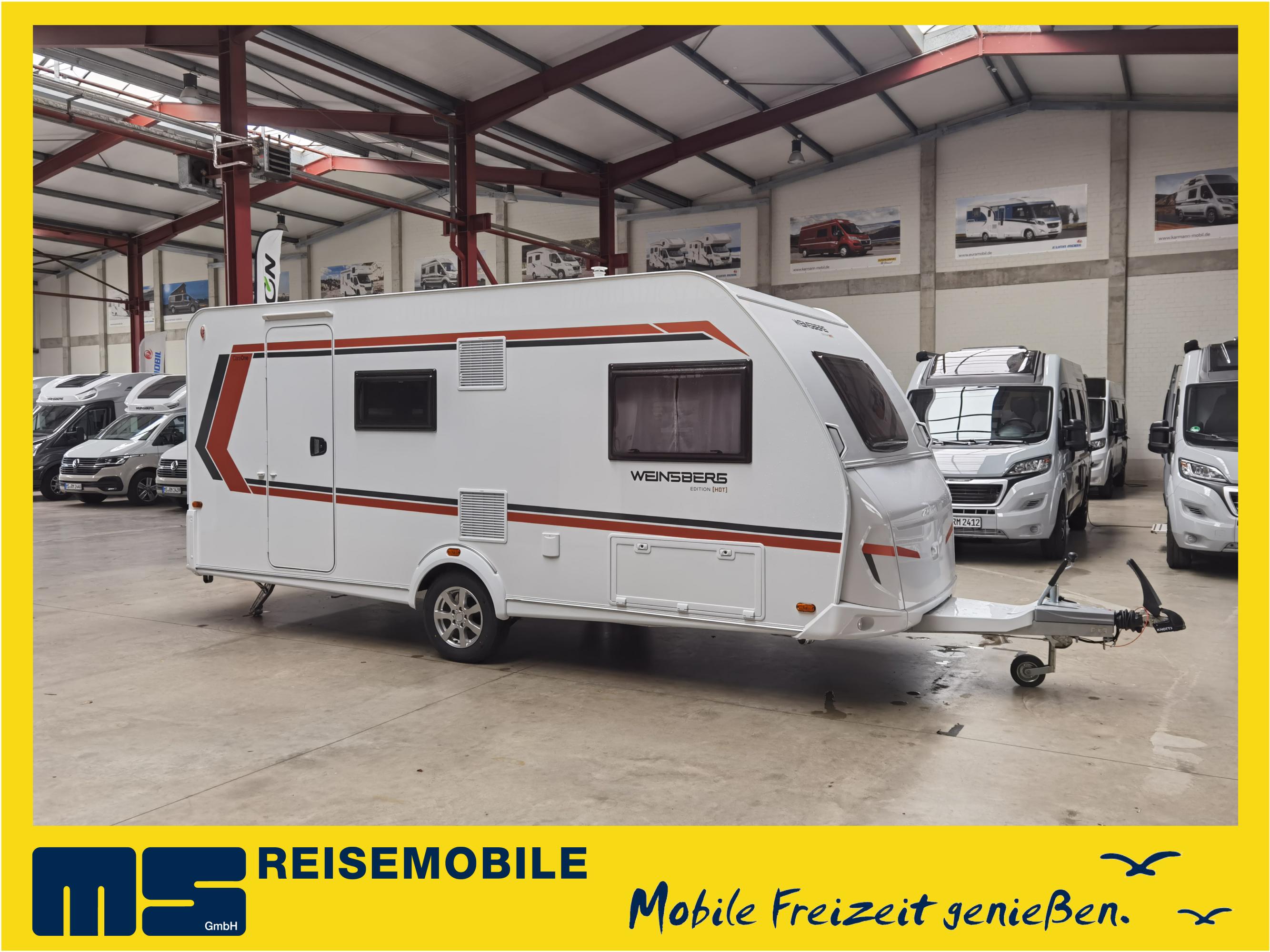 Wohnwagen Modell 2026 mieten **Weinsberg Caraone 480 QDK** Bilder sind Beispielbilder