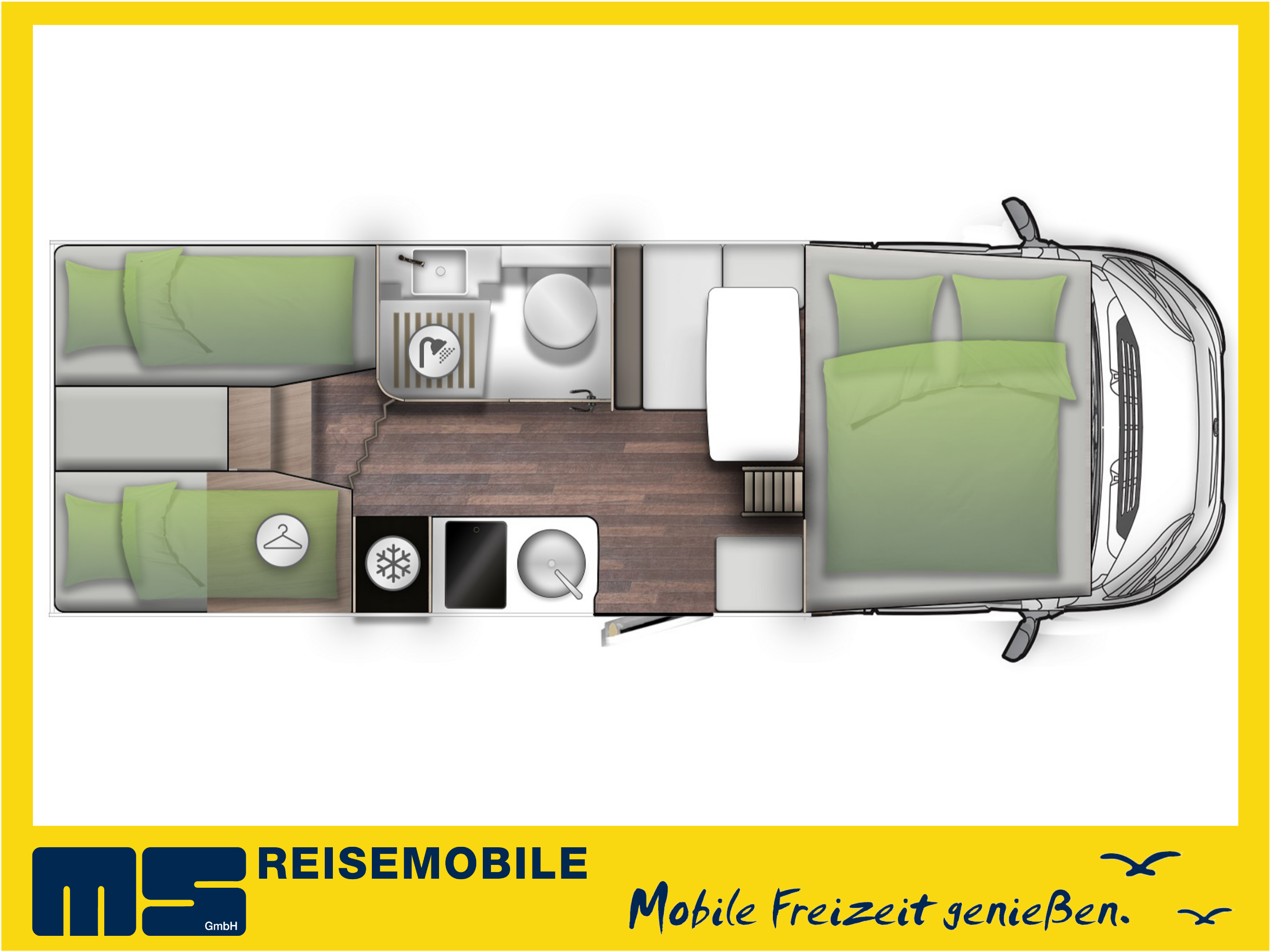 Wohnmobil - Reisemobil - Mietmobil - Modell 2026 mieten**Forster T 699 EB **Bilder sind Modellbeispiele – 2