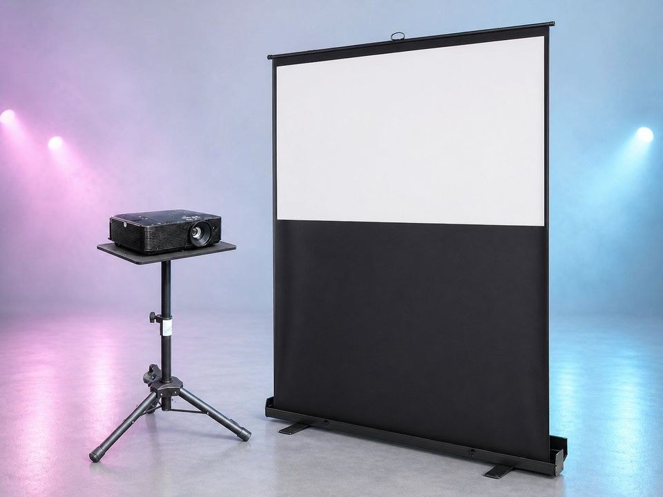 Beamer Leinwand Fotos Videos mieten bei Express-Music – 2