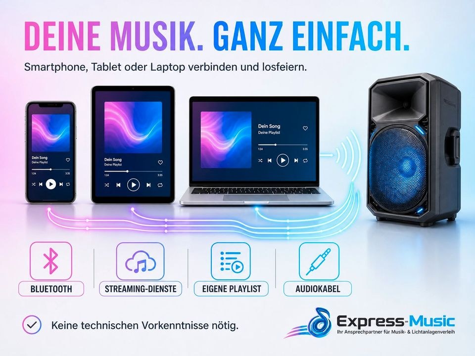 Musik Lichtanlage Veranstaltungstechnik mieten bei Express-Music – 2