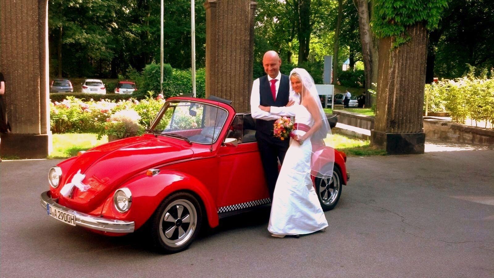 Hochzeitsauto, Oldtimer VW Käfer Cabrio mieten in Düsseldorf – 3
