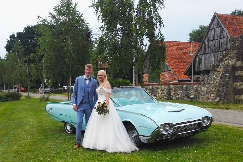 Hochzeitsauto Thunderbird 1961 mieten in Düsseldorf – 2