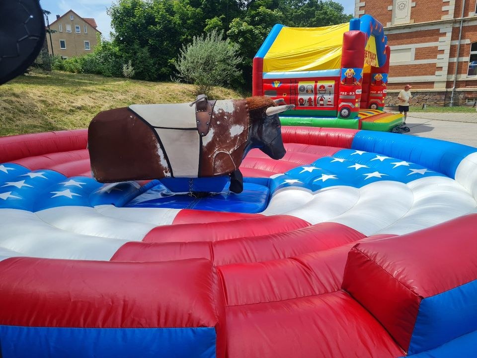 Bullriding Bullenreiten Rodeo mieten bei Stichnoth Events – 2