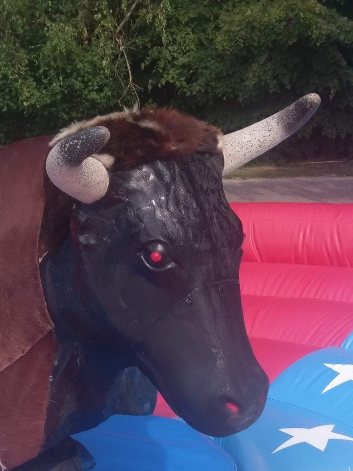 Komplett Hau Lukas Bierglasschieben Bullriding mieten – 3