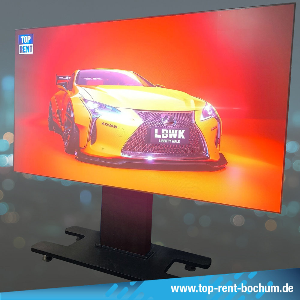 Bildschirm 135 Zoll mieten