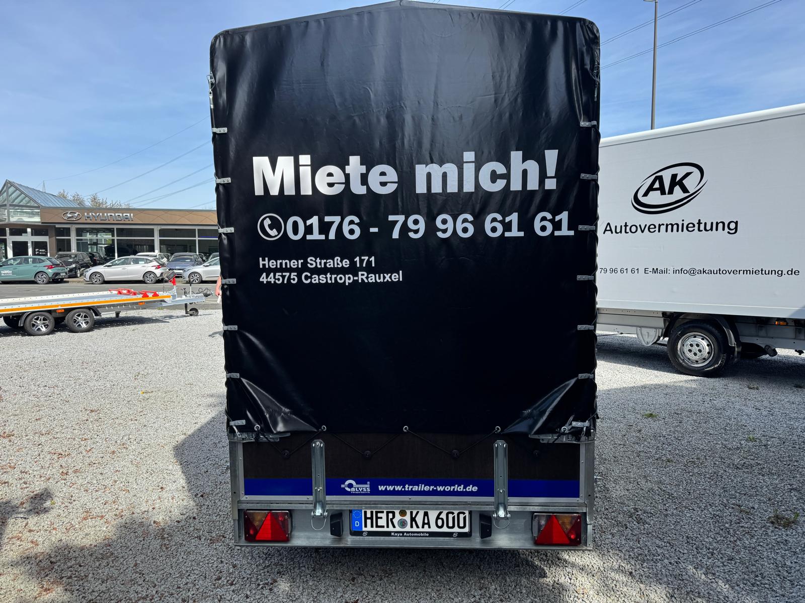 Doppelachs-Anhänger zu vermieten – Miete – 3