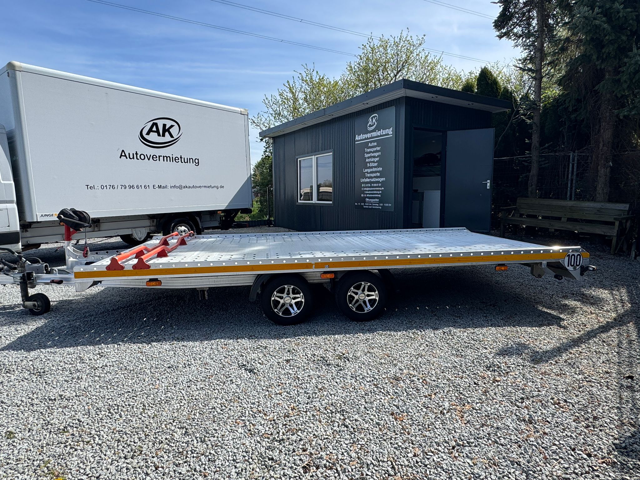Autotransport-Anhänger / PKW-Anhänger zur Miete - vermieten – 2