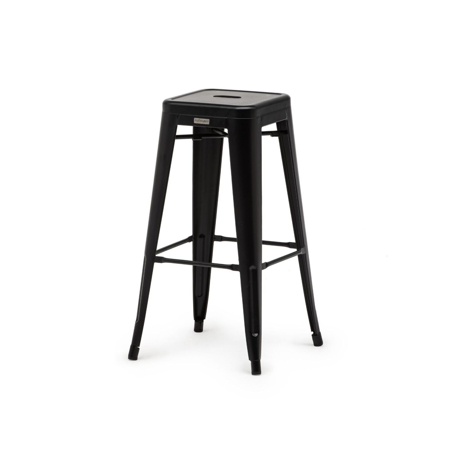 Barhocker mieten – Weiße Barhocker & Black Wood Serie | Stilvolle Mietmöbel für Events & Feiern – 3