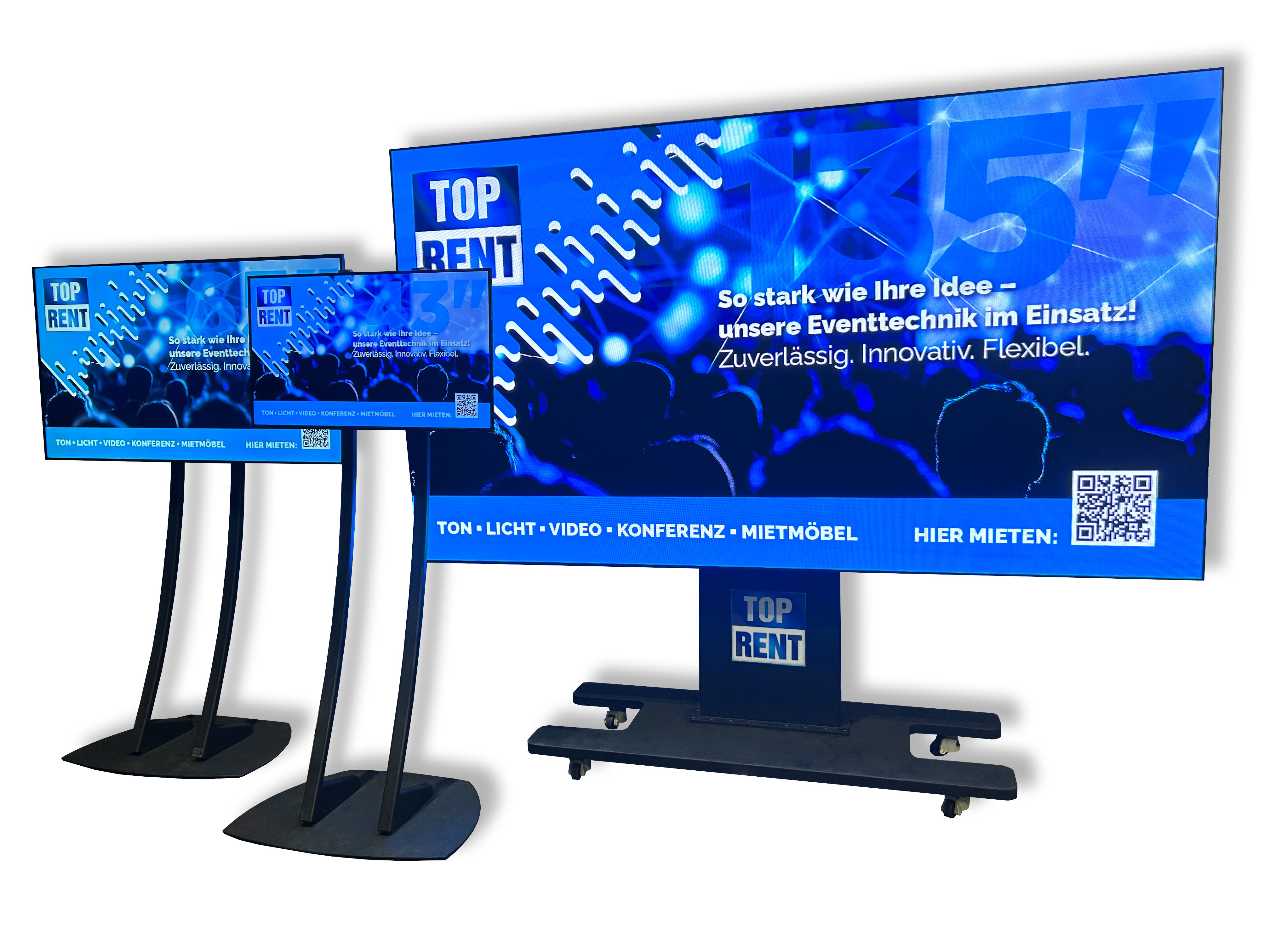 LED-Bildschirm 135 Zoll mieten – XXL Videowall für Events & Präsentationen