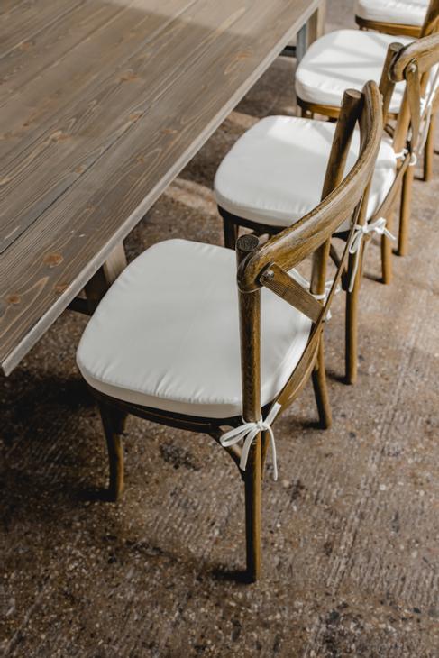 Holztisch - Handgefertigt - Boho Tisch - Rustikal - Hochzeit - 250x90 cm - bis zu 10 Personen – 4