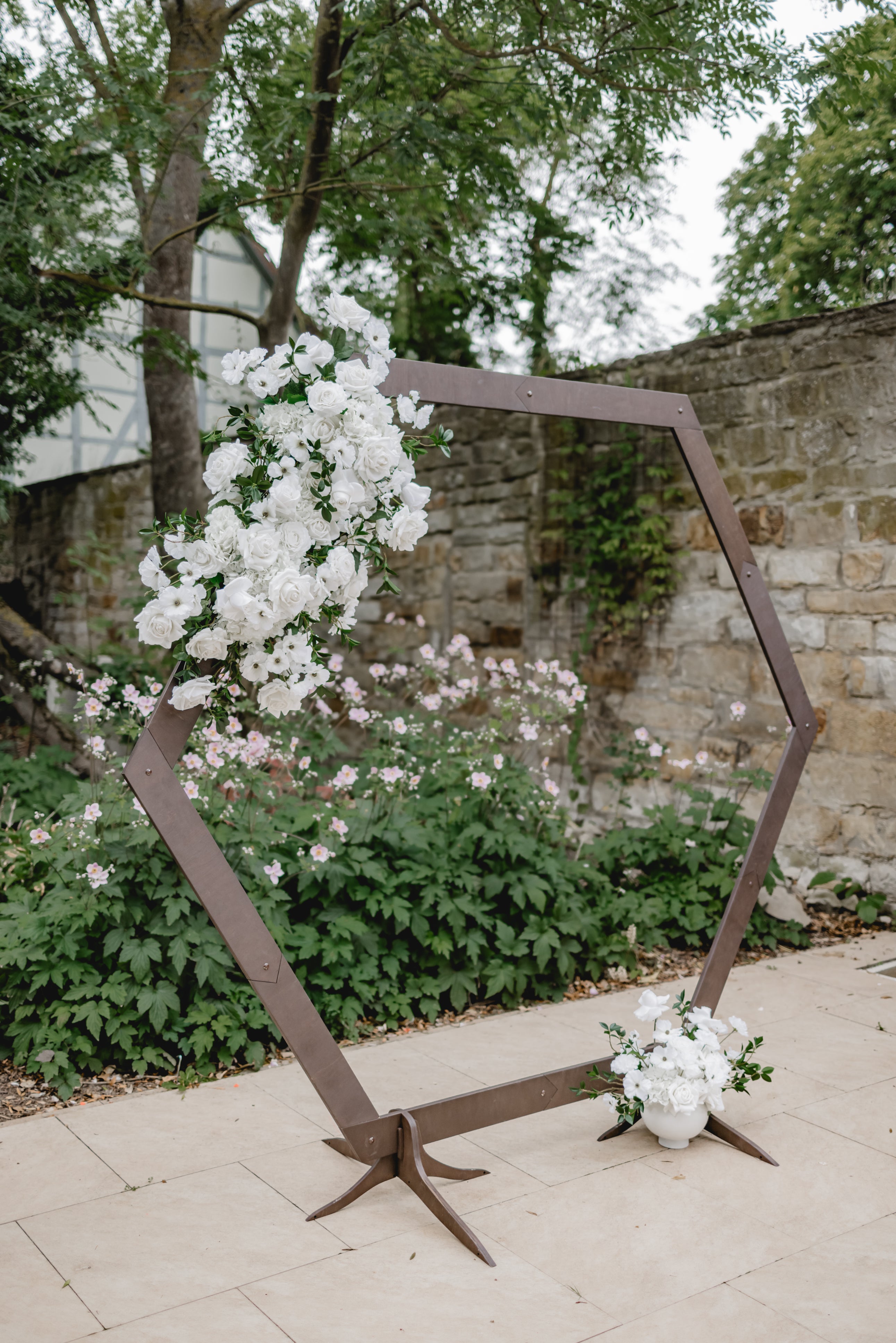 Traubogen Hexagon - Freie Trauung - Hochzeit Deko – 2