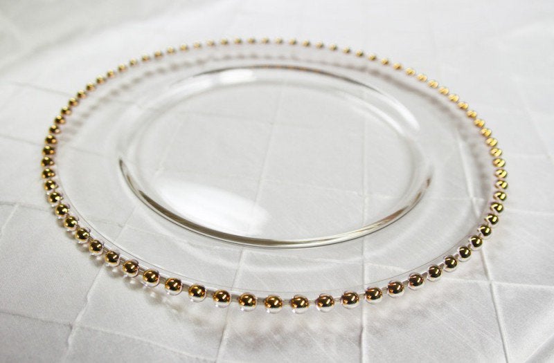 Platzteller "BELMON" gold transparent Dekoteller – 4
