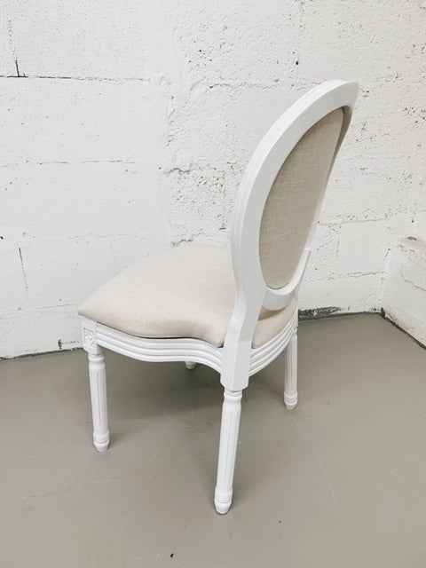 "TOSKANA" Stühle inkl. Sitzkissen für Hochzeiten Crossback Holz chairs Chiavari Tiffany – 4