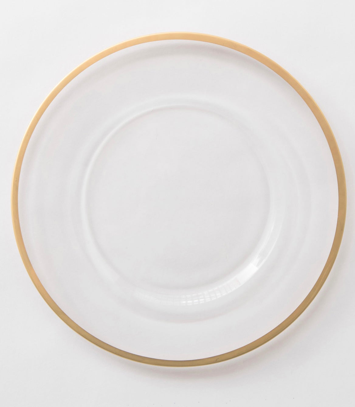 Glas Platzteller LONDON gold, roségold, silber, weiss, schwarz weds4rent mit Goldrand – 2